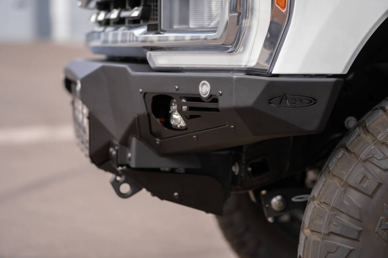 Ford F-350 Bumper - Front - Addictive Desert Designs - Bomber - Hammer Black - `23-`27